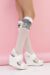 Ladies 1 Pair Falke Active Floral Honeycomb Knee High Socks