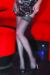 Ladies 1 Pair Silky Party Can Can Glitter Fishnet Lace Top Hold Ups