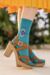 Ladies 2 Pair Elle Bamboo Patterned and Plain Socks