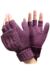 Ladies 1 Pair Heat Holders 2.3 Tog Heatweaver Yarn Fingerless Gloves with Converter Mitt