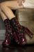 Ladies 1 Pair HotSox Cherries Cotton Socks