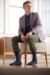 Mens 1 Pair Tommy Hilfiger Liberty Cashmere Blend Socks with Hand Linked Toe