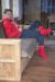 Mens 1 Pair Heat Holders For Football Fans Socks In Red, White and Black