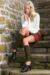 Ladies 1 Pair Elle Fine Cable Knit Leg Warmers