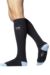 Mens and Ladies 1 Pair MilkTEDS Recovery Compression Socks with Contrast Heel and Toe