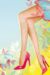Ladies 2 Pair Pretty Polly Naturals 8 Denier Knee Highs