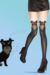 Ladies 1 Pair Pretty Polly Pretty Barking Mock Hold Up Tights