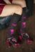 Ladies 2 Pair SockShop Paisley and Plain Bamboo Knee High Socks