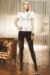 Ladies 1 Pair Trasparenze Rubino Lace Effect Tights