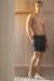 Mens 1 Pair Calvin Klein Logo Tape Drawstring Swim Shorts