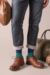 Mens 1 Pair Scott Nichol Team Collection The Ranelagh Cotton Striped Foot Socks