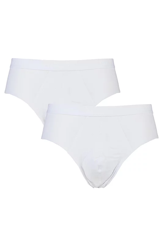 Mens 2 Pack Sloggi 24/7 Basic Natural Cotton Midi Briefs