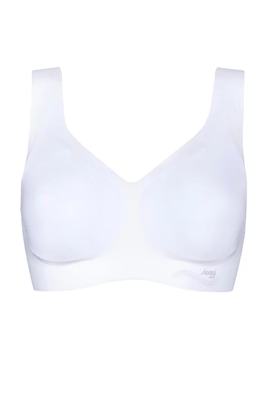 Women's Sloggi Zero Feel Seamfree Bralette with Removable Pads White Medium