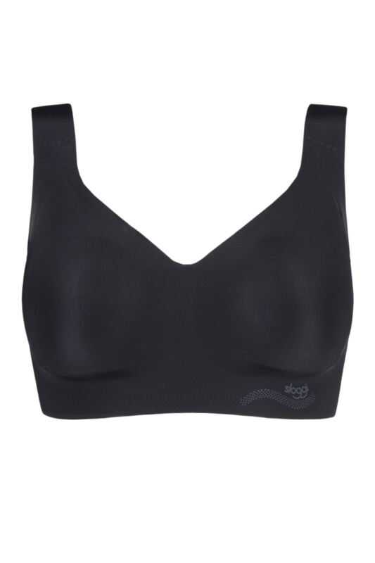 Women's Sloggi Zero Feel Seamfree Bralette with Removable Pads Black Large