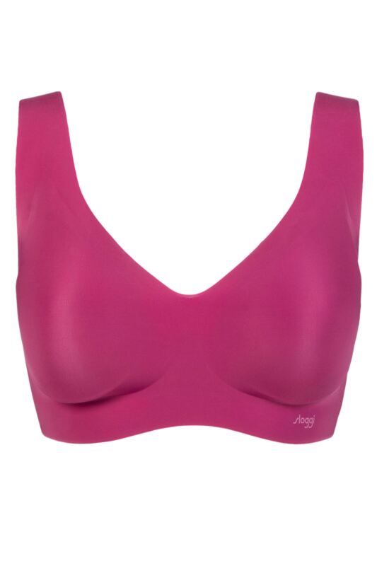 Women's Sloggi Zero Feel Seamfree Bralette with Removable Pads Wine Small