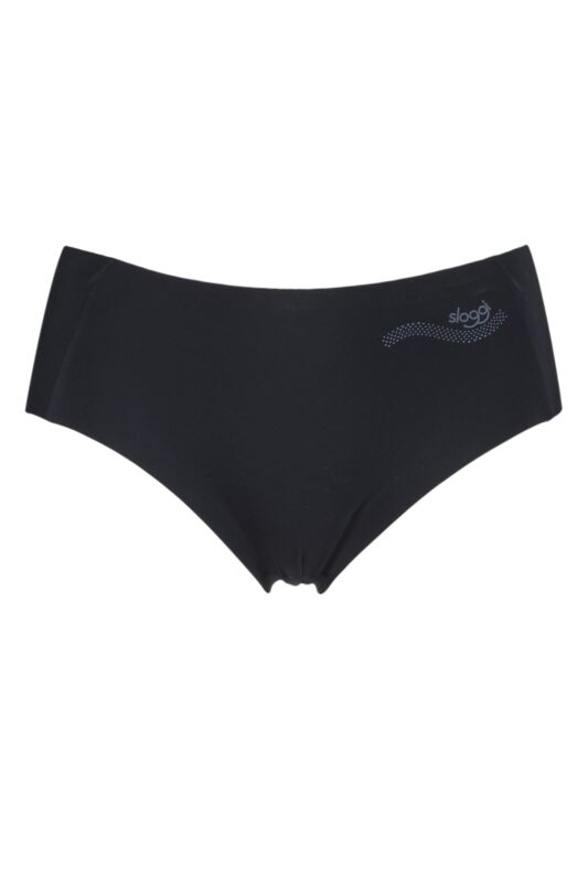 Women's 1 Pair Sloggi Zero Feel Seamfree Hipster Knickers Black Extra Large