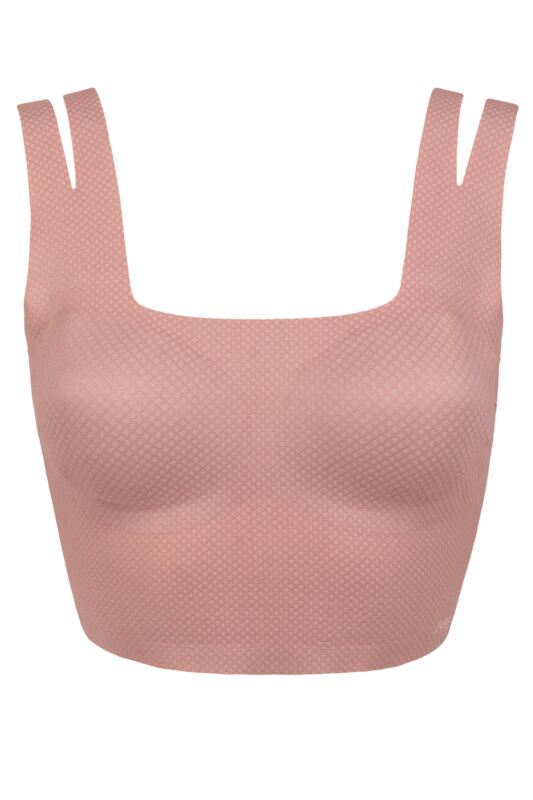 Women's 1 Pack Sloggi Zero Feel Flow Flow Top Cacao Extra Small