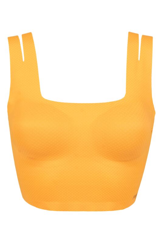 Women's 1 Pack Sloggi Zero Feel Flow Flow Top Burnt Apricot Large