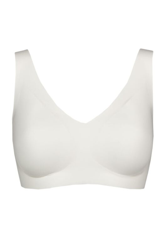 Women's Sloggi Zero Feel Seamfree Bralette with Removable Pads White Small