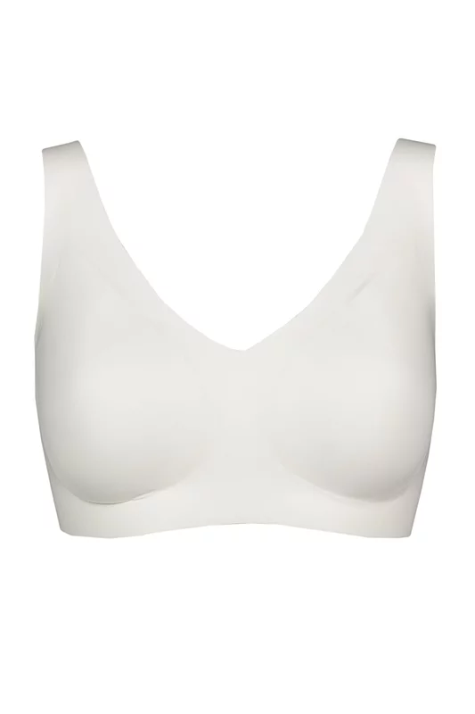 Women's Sloggi Zero Feel Seamfree Bralette with Removable Pads White Small