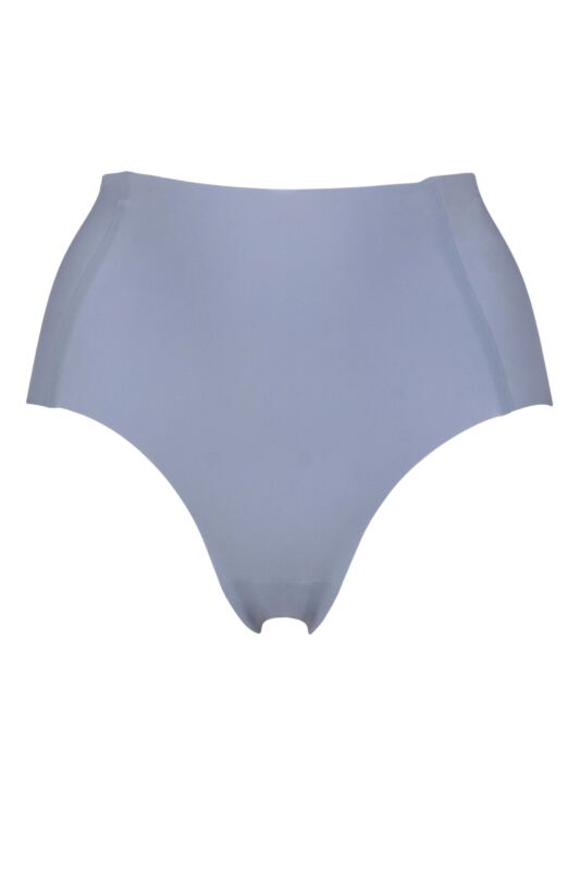 Women's 1 Pack Sloggi ZERO Feel 2.0 High Waisted Briefs Chambray S