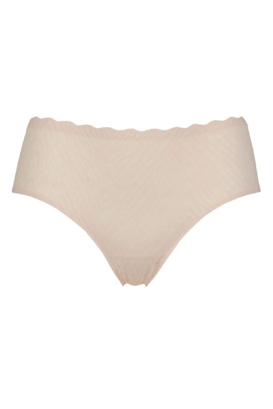 Women's 1 Pack Sloggi Zero Feel Bliss Hipster Briefs Puff Pink Small