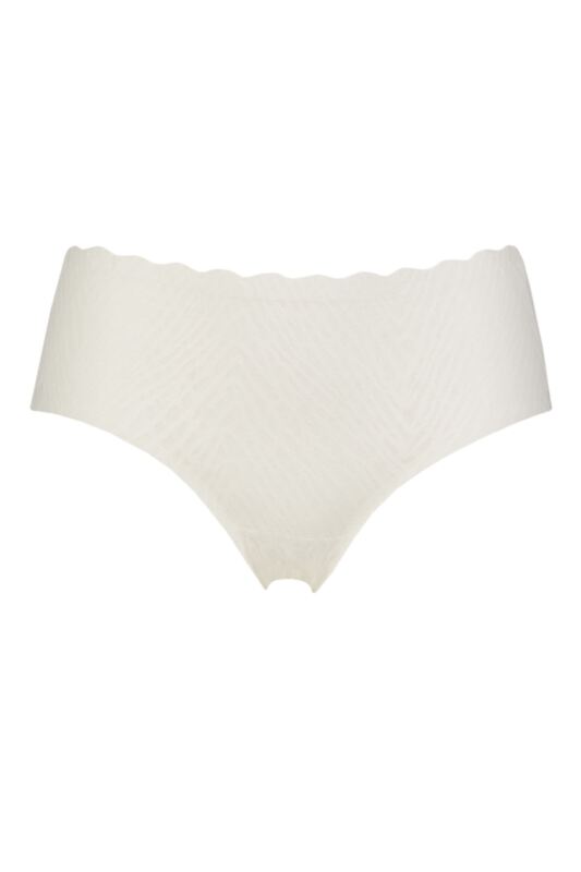 Women's 1 Pack Sloggi Zero Feel Bliss Hipster Briefs Silk White L
