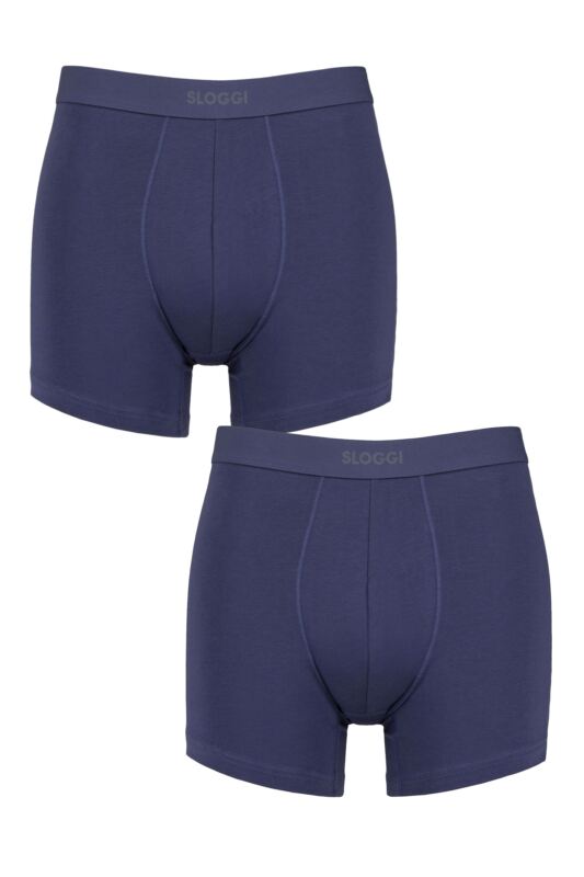 Mens 2 Pair Sloggi EVER Ease Boxer Shorts