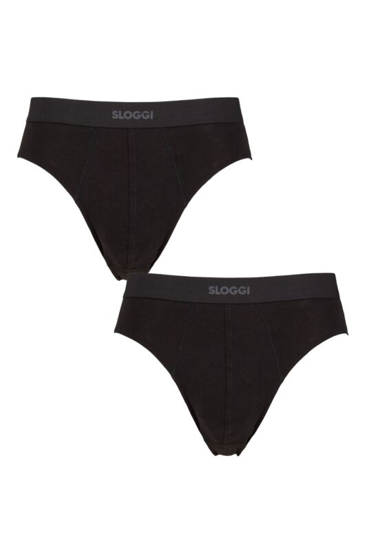 Mens 2 Pair Sloggi EVER Ease Briefs