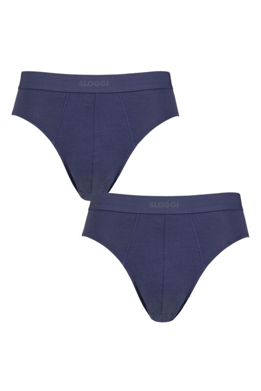Mens 2 Pair Sloggi EVER Ease Briefs