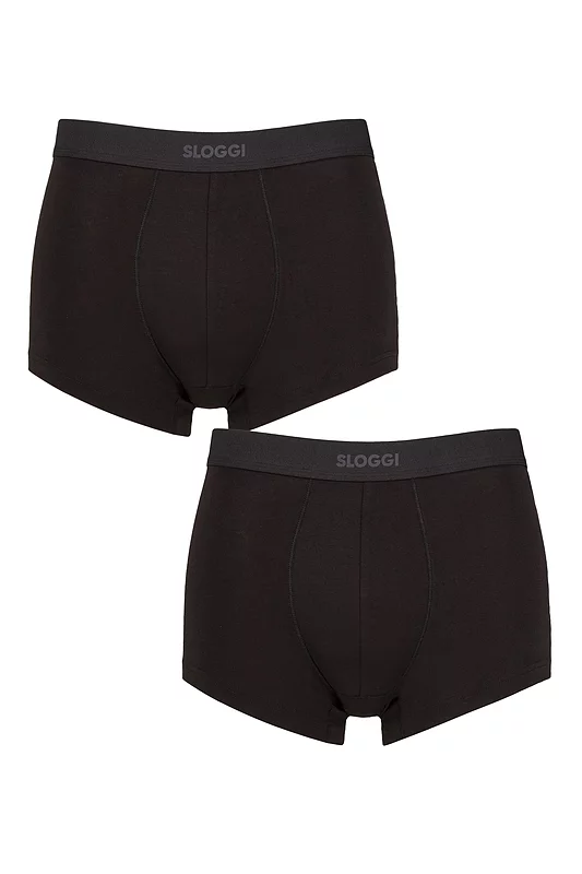 Mens 2 Pair Sloggi EVER Ease Hipster Trunks