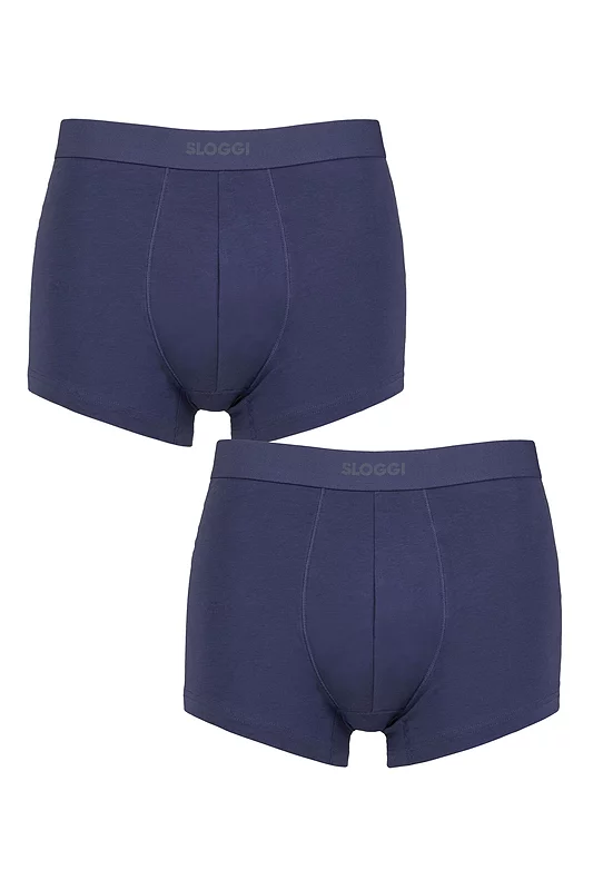 Mens 2 Pair Sloggi EVER Ease Hipster Trunks