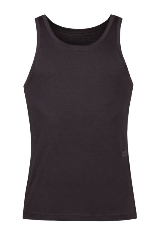 Mens 1 Pack Sloggi SLG Baselayer Tank Top Charcoal Small