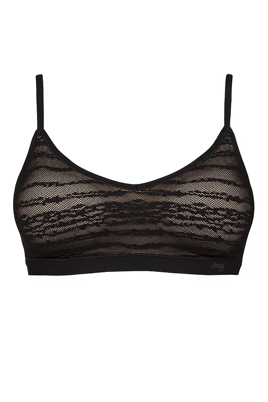 Womens 1 Pack Sloggi FREE Evolve Lace Push-Up Bra