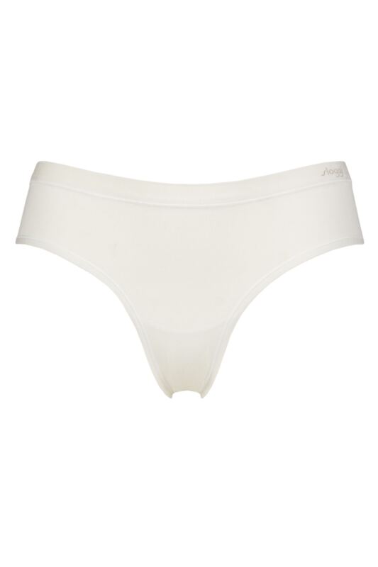 Womens 1 Pack Sloggi FREE evolve Hipster Silk White L/XL