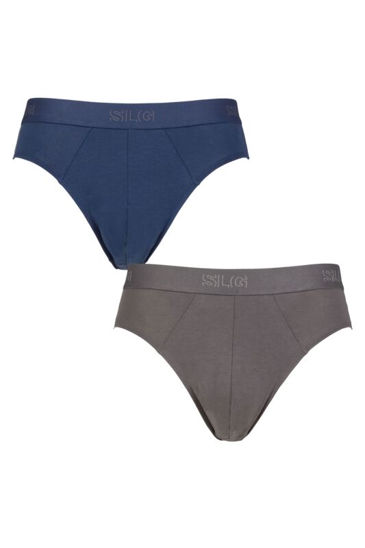 Mens 2 Pack Sloggi SLG Baselayer Briefs