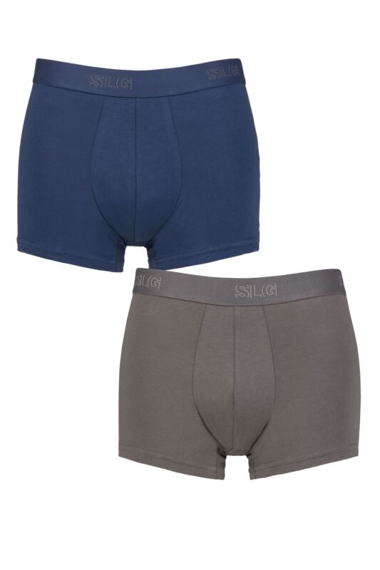 Mens 2 Pack Sloggi SLG Baselayer Trunks