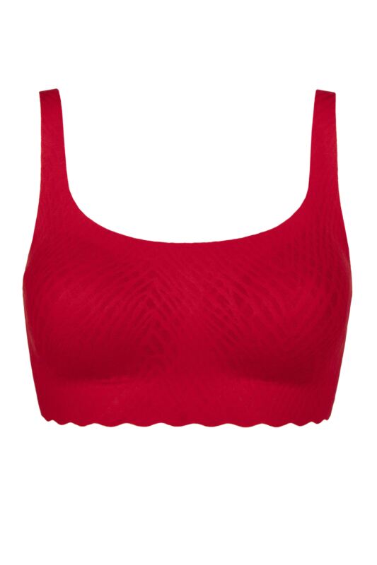 Women's 1 Pack Sloggi ZERO Feel Bliss Festive Top Shanghai Red Small