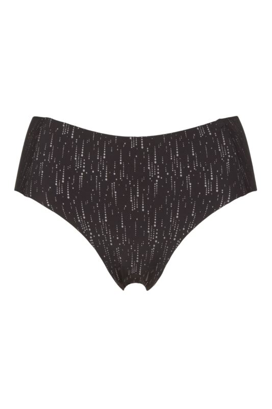 Women's 1 Pack Sloggi ZERO Feel 2.0 Festive Hipster Black Large