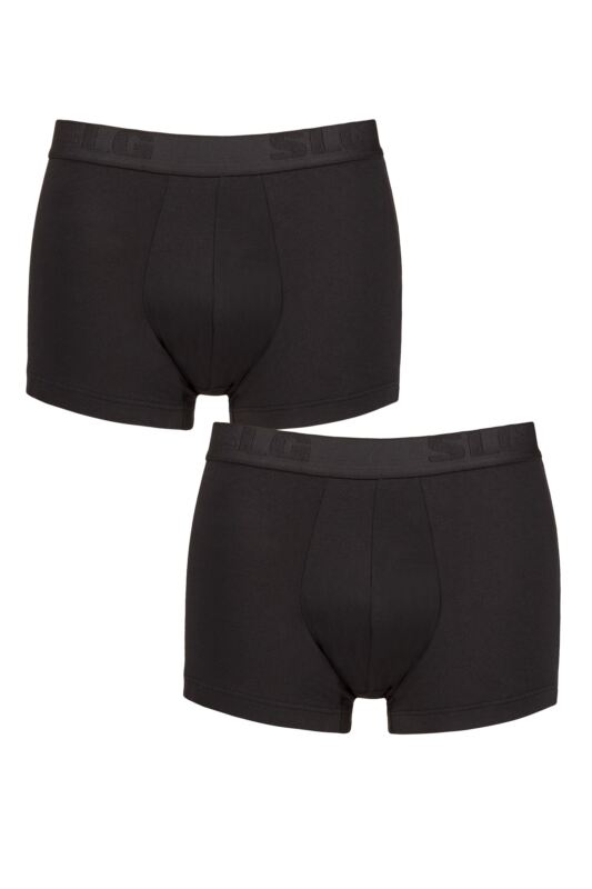 Mens 2 Pair Sloggi SLG Base Soft Trunks