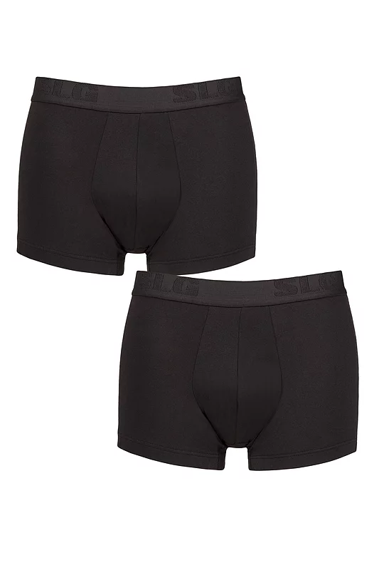 Mens 2 Pair Sloggi SLG Base Soft Trunks
