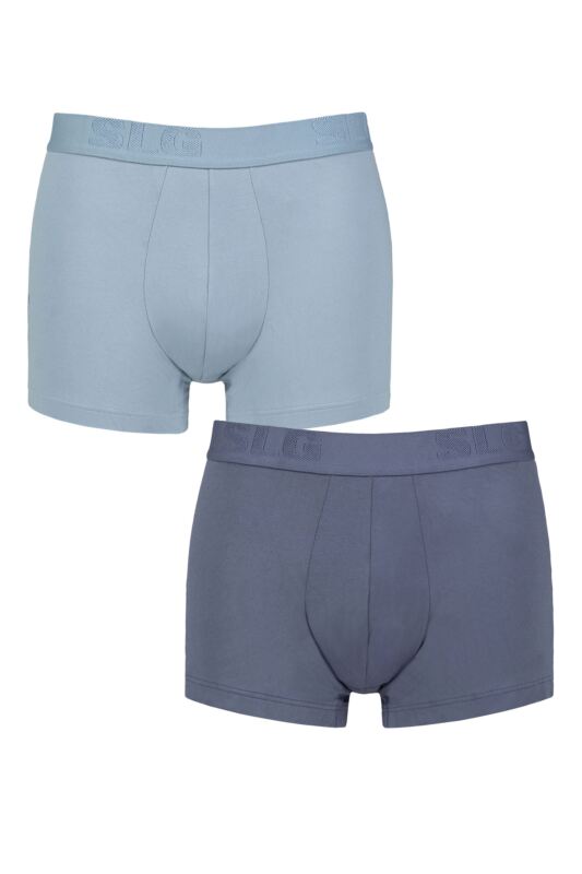 Mens 2 Pair Sloggi SLG Base Soft Trunks