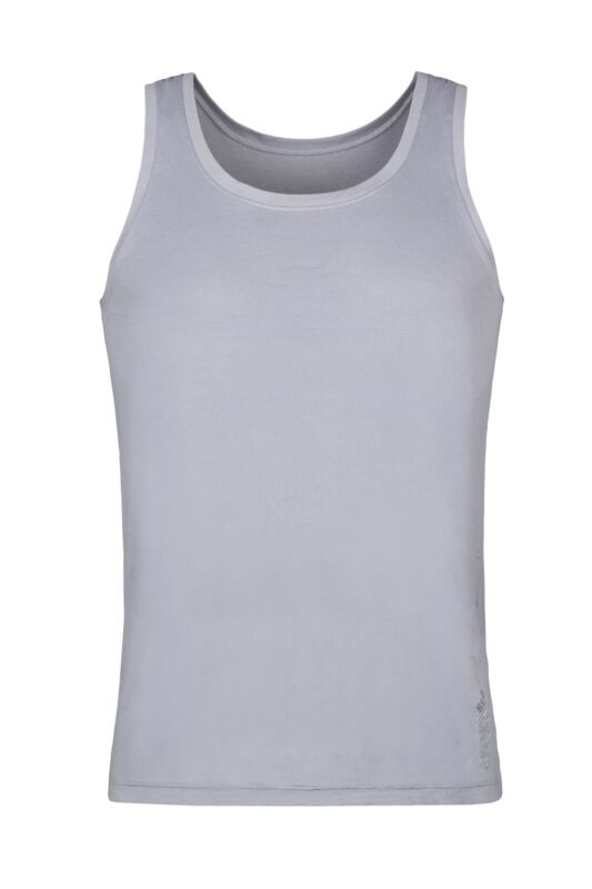 Mens 1 Pack Sloggi SLG Base Soft Tank Top Morandi Grey M