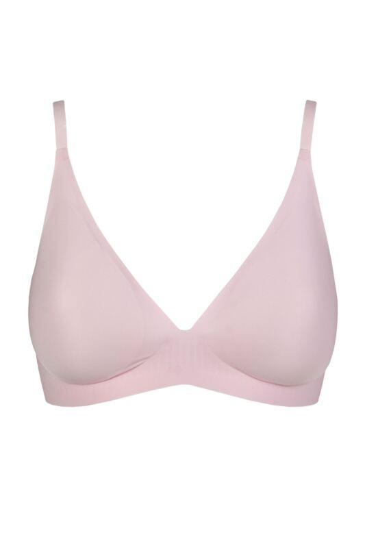 Women's 1 Pack Sloggi Zero Feel 2.0 The Up Push Up Bra Floral Pink Large