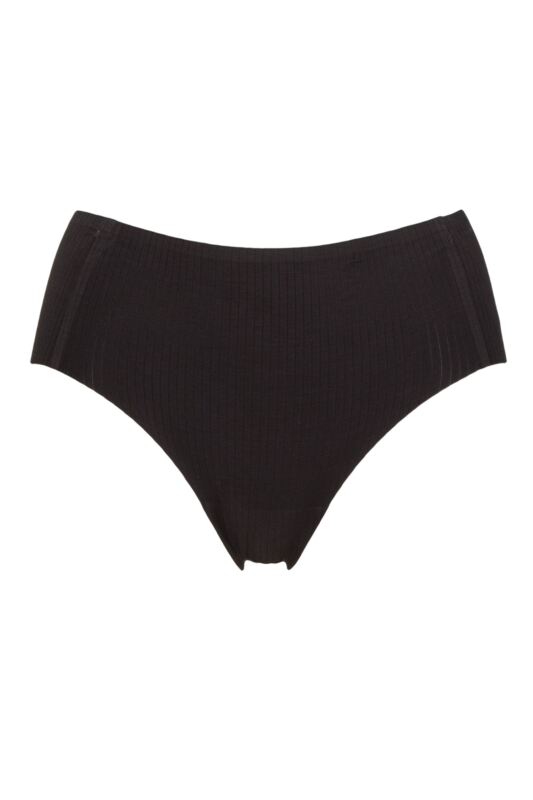 Women's 1 Pack Sloggi Zero Feel Pure Hipster Black Extra Large