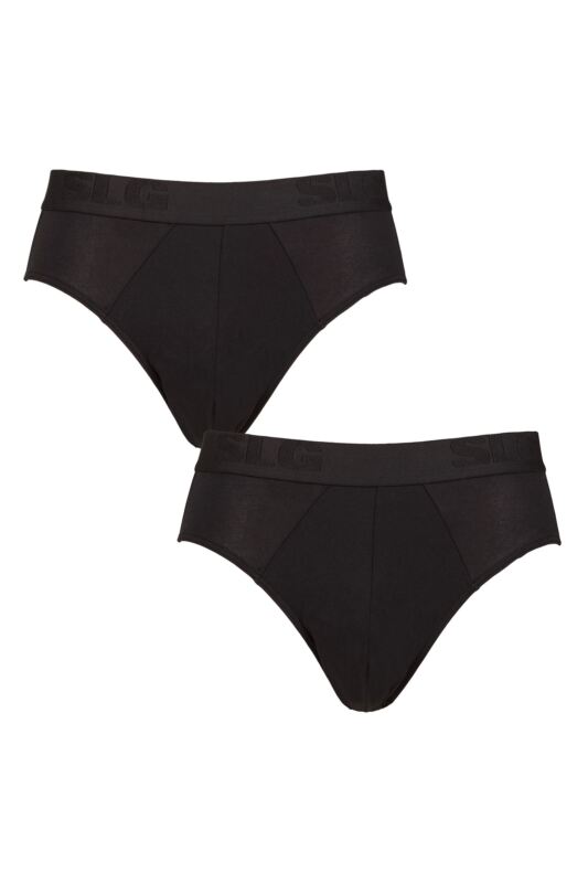 Mens 2 Pair Sloggi SLG Base Soft Briefs