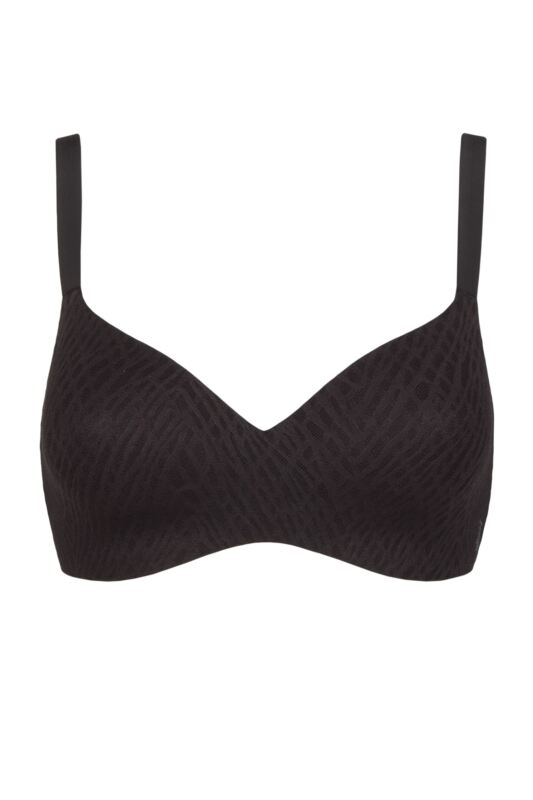 Women's 1 Pack Sloggi Zero Feel Bliss THE UP T-Shirt Bra Black XL