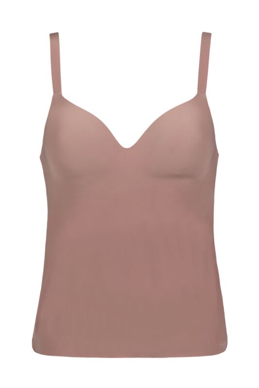 Women's 1 Pack Sloggi Zero Feel 2.0 THE UP Bra Shirt Cacao M