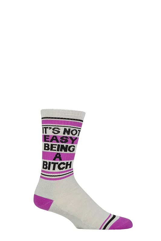 Gumball Poodle 1 Pair It's Not Easy Being a Bitch Cotton Socks Multi One Size