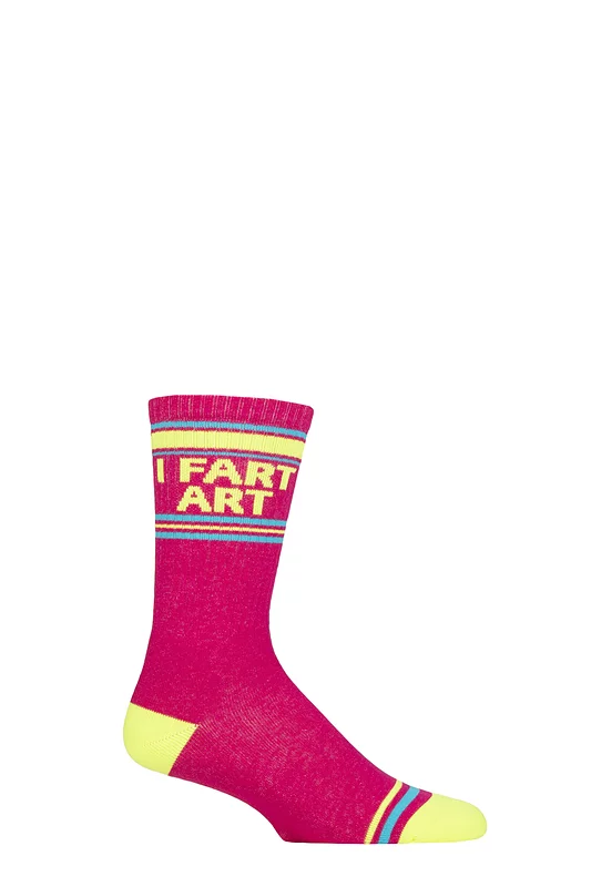 Gumball Poodle 1 Pair I Fart Art Cotton Socks